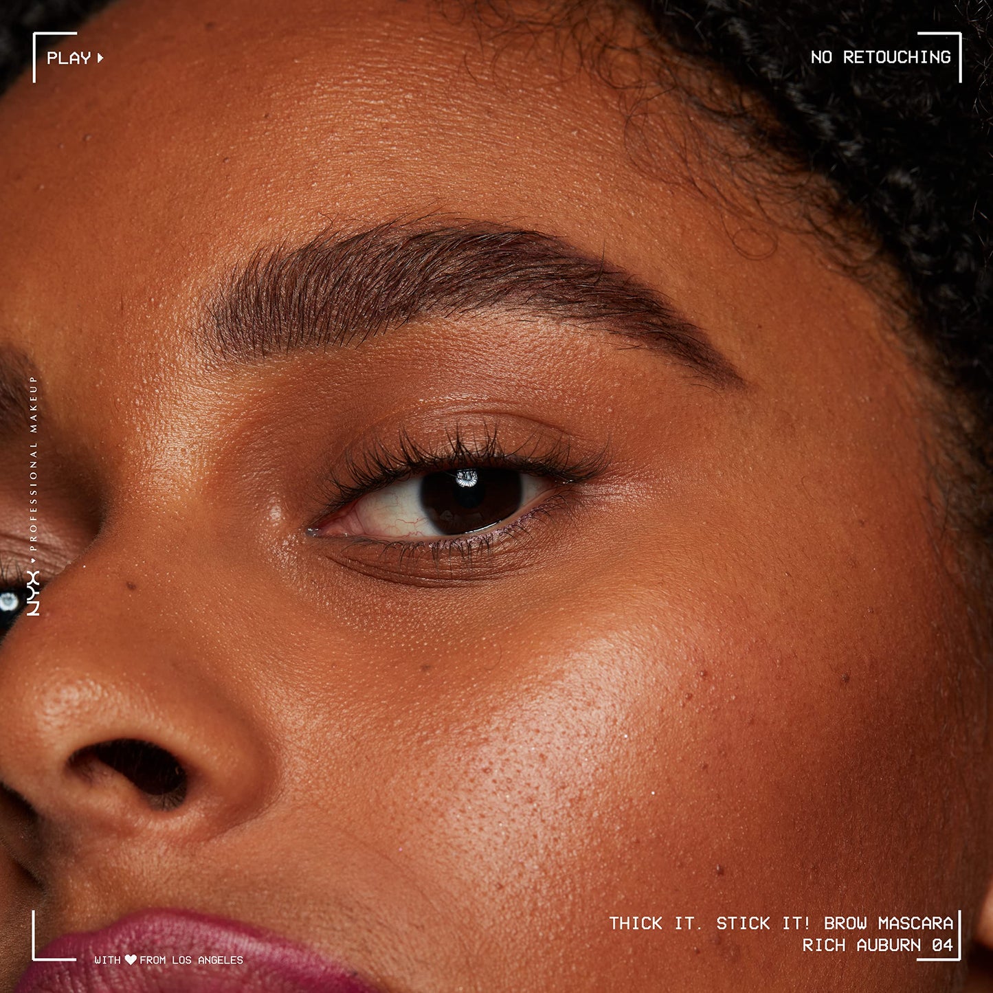 NYX PROFESSIONAL MAKEUP Thick It Stick It Thickening Brow Mascara, Eyebrow Gel - Brunette