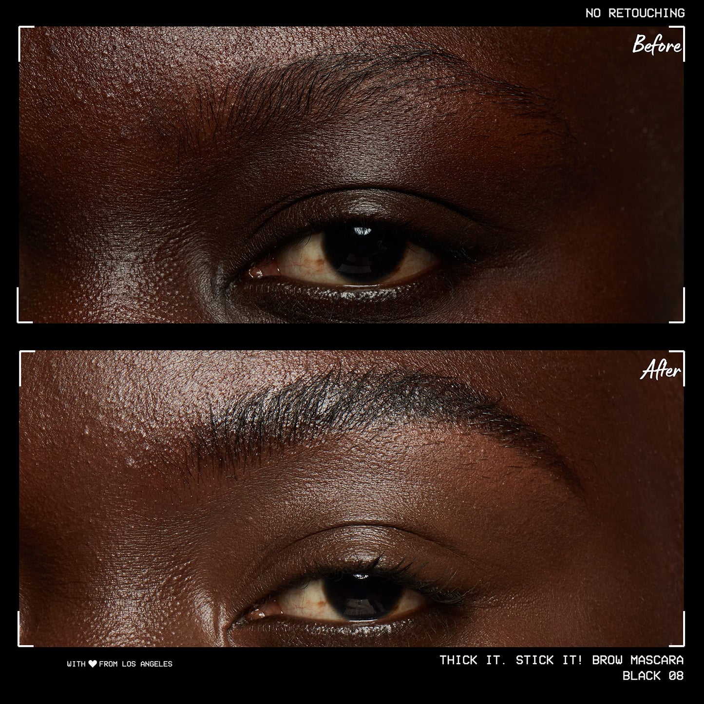 NYX PROFESSIONAL MAKEUP Thick It Stick It Thickening Brow Mascara, Eyebrow Gel - Brunette