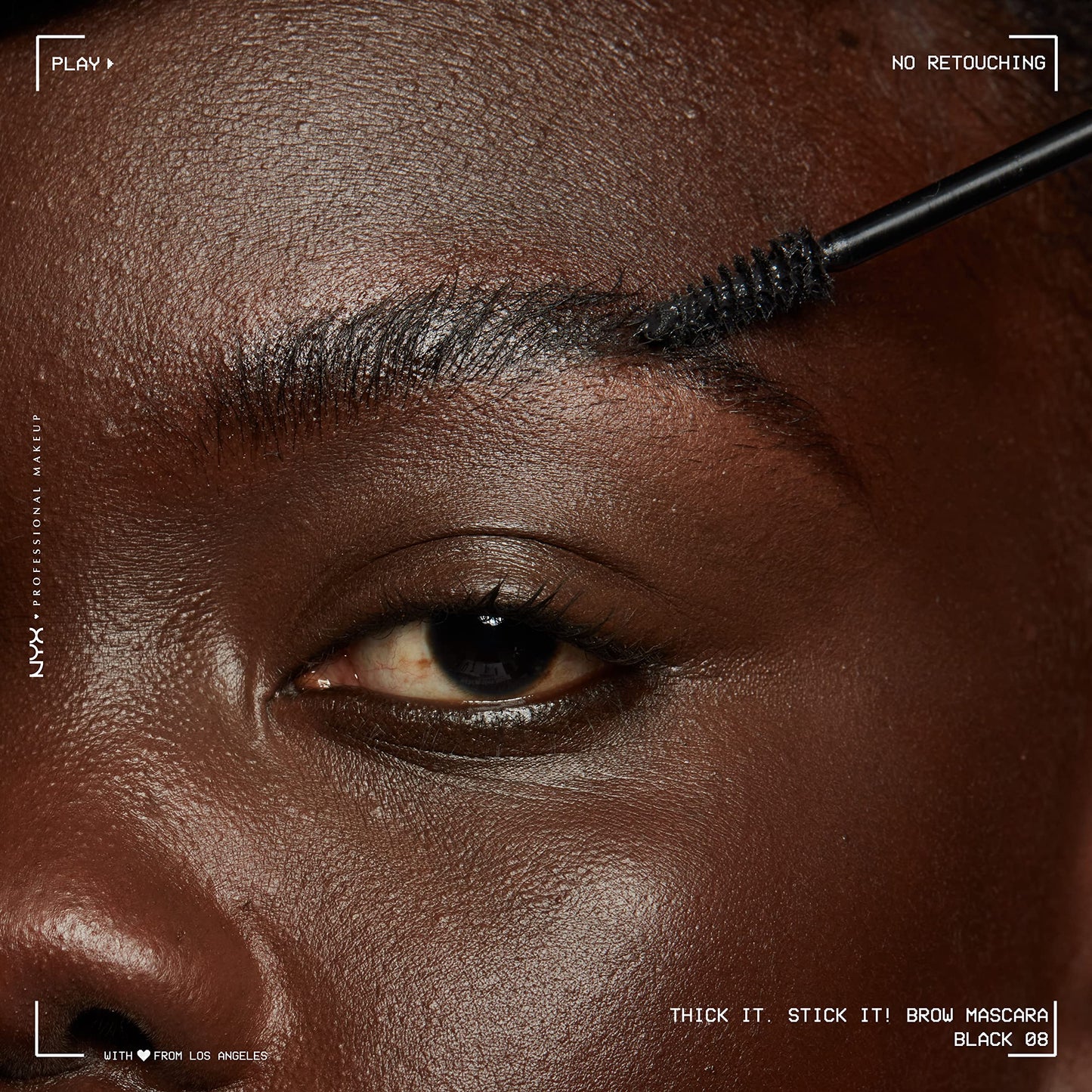 NYX PROFESSIONAL MAKEUP Thick It Stick It Thickening Brow Mascara, Eyebrow Gel - Brunette